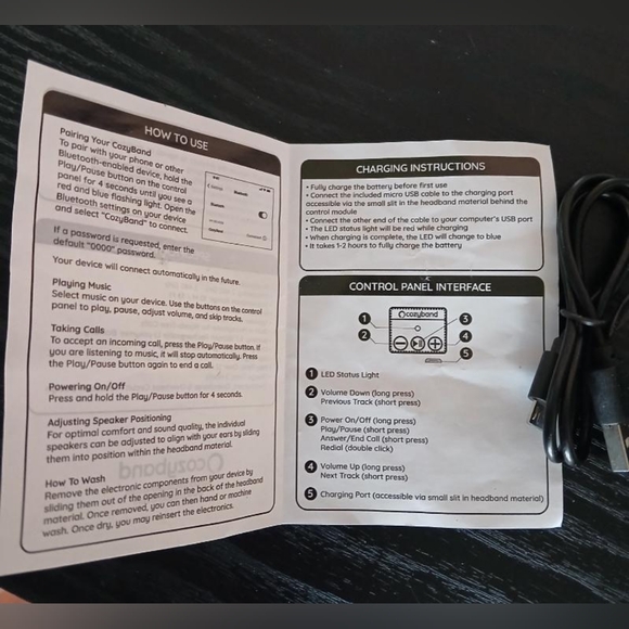 *Cozy band Bluetooth headband - Picture 6 of 9